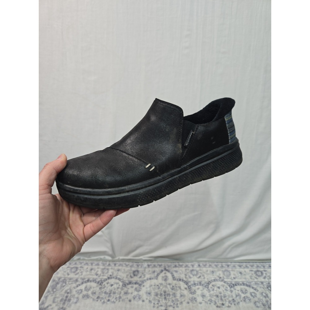Skechers Hands Free Slip-ins BOBS Skipper Wave Stay Snug Women's 8.5 Black